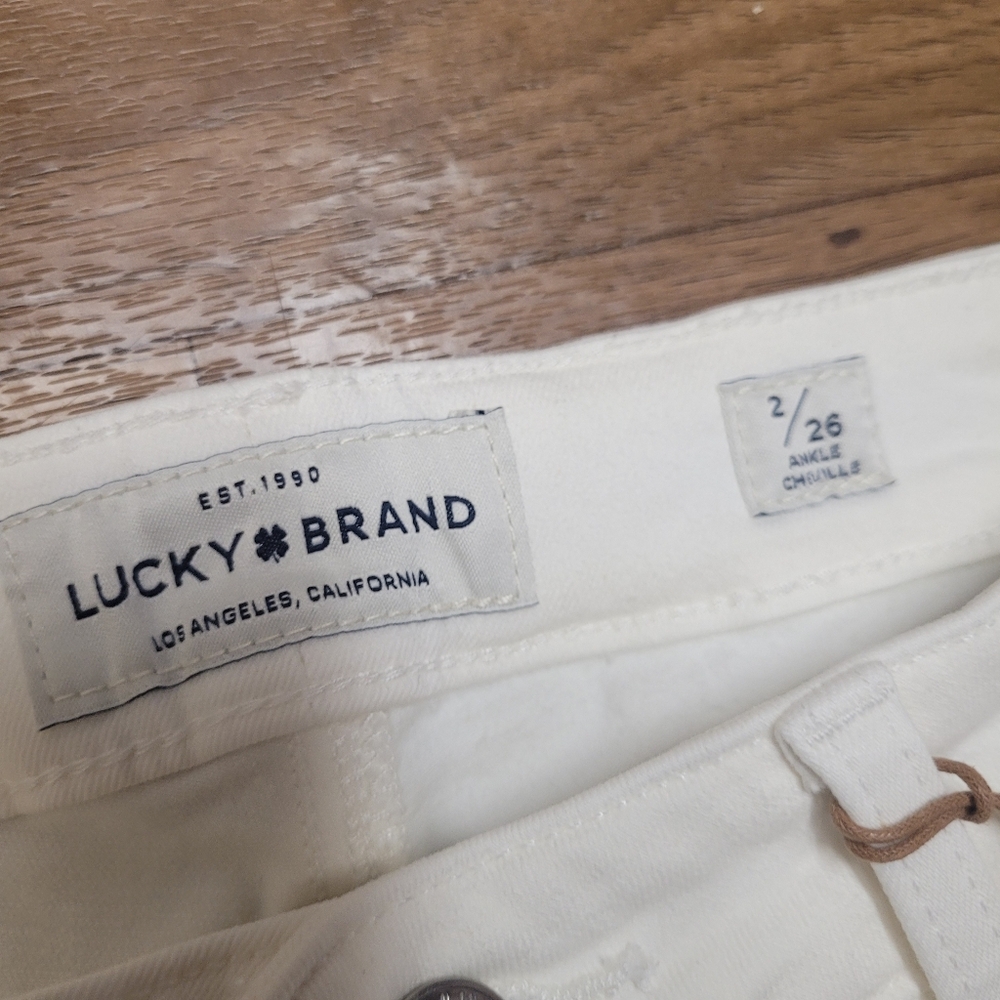 Nwt! Lucky Brand Women’s Cone Denim Jeans Sz 2/26 - Picture 7 of 9